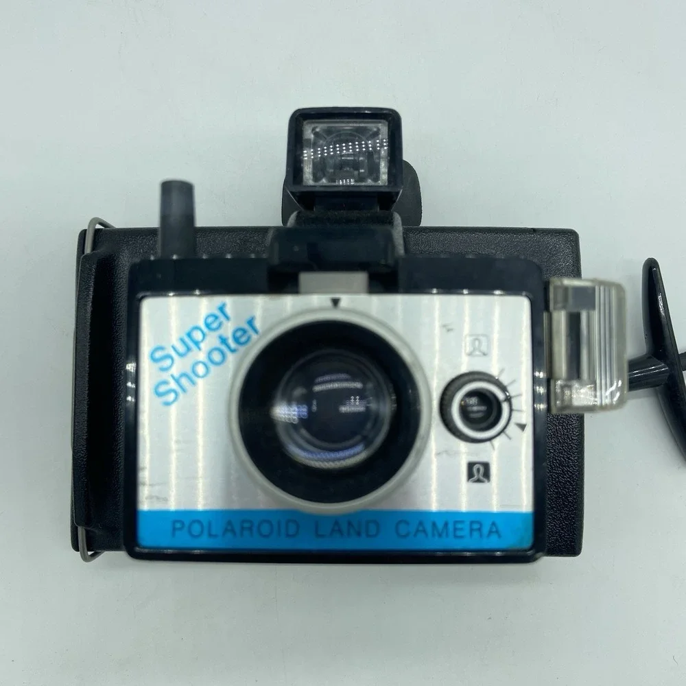 Vintage Polaroid Super Shooter Land Camera W/Flash Untested Instant‎ Film 70's